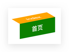 立方体前面和上面示意图